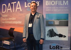 Factorylab included a sensor to measure biofilm. Pictured: Dennis van Beek.